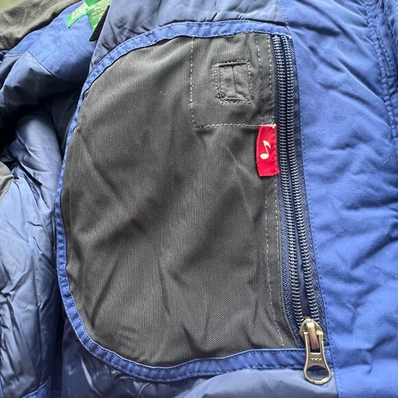 L.L. Bean Vintage Jacket Size Small Hooded Ski Outdoor Winter Snowboarding Blue - Picture 7 of 11